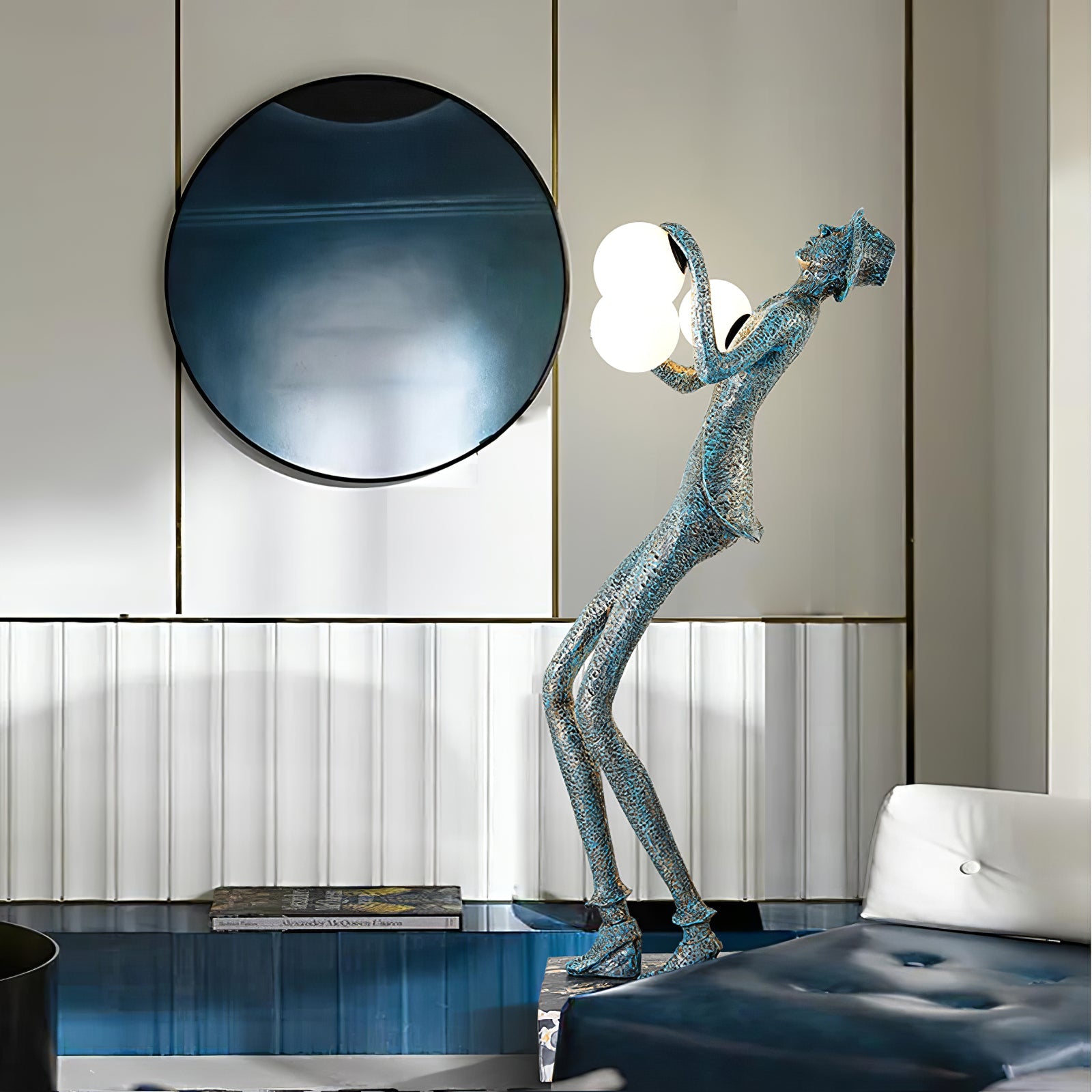 Evlirir Artistic Bronze Floor Lamp - Blowlighting