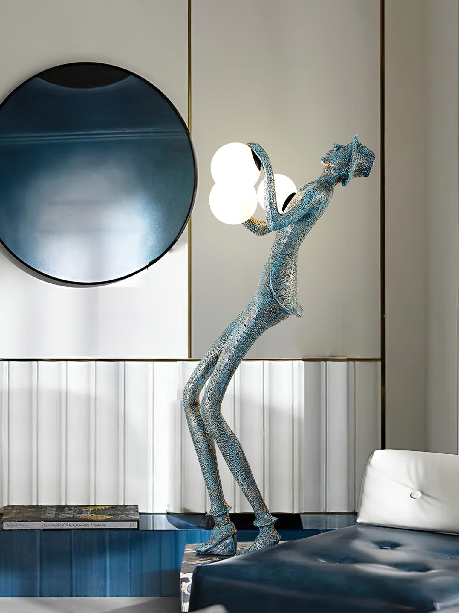 Evlirir Artistic Bronze Floor Lamp - Blowlighting