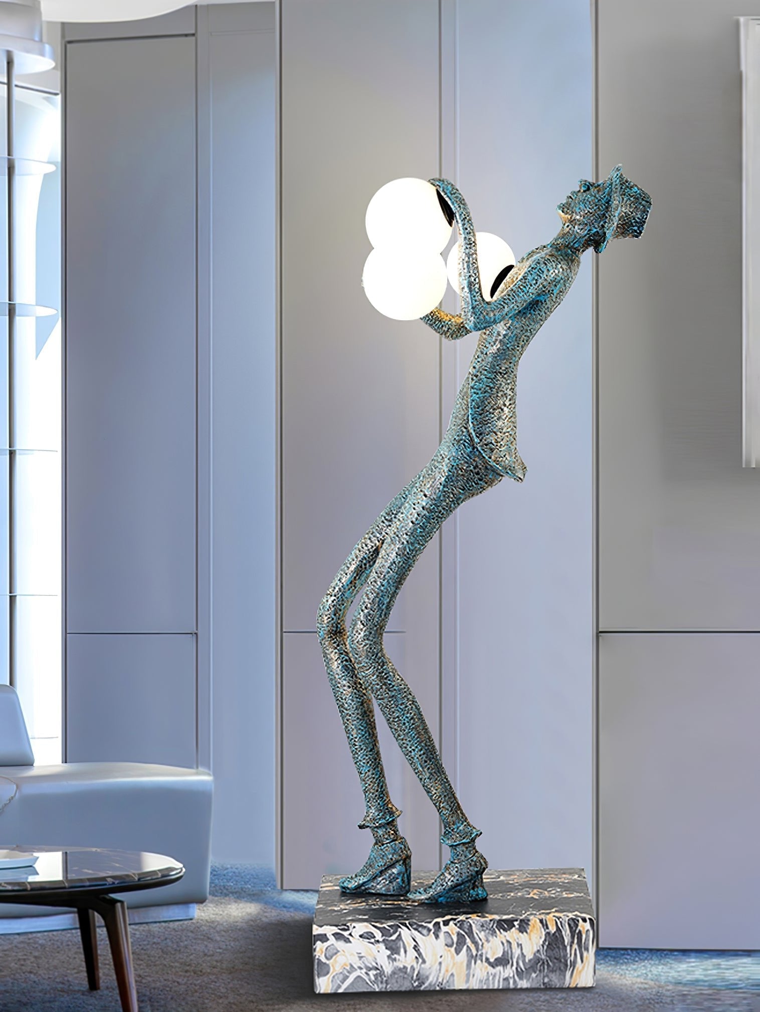 Evlirir Artistic Bronze Floor Lamp - Blowlighting