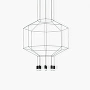 Geometric Lines Pendant Lamp - Blowlighting