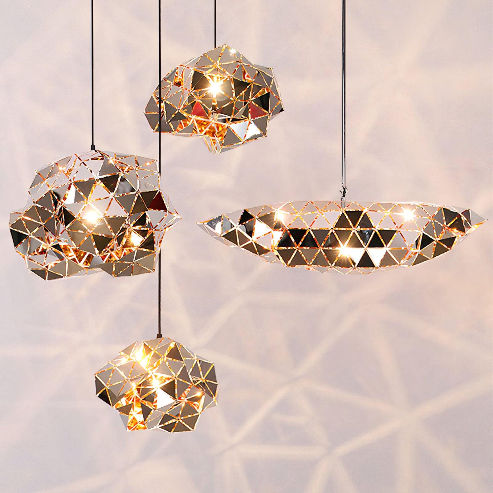 Geometric Panel Pendant Lamp - Blowlighting