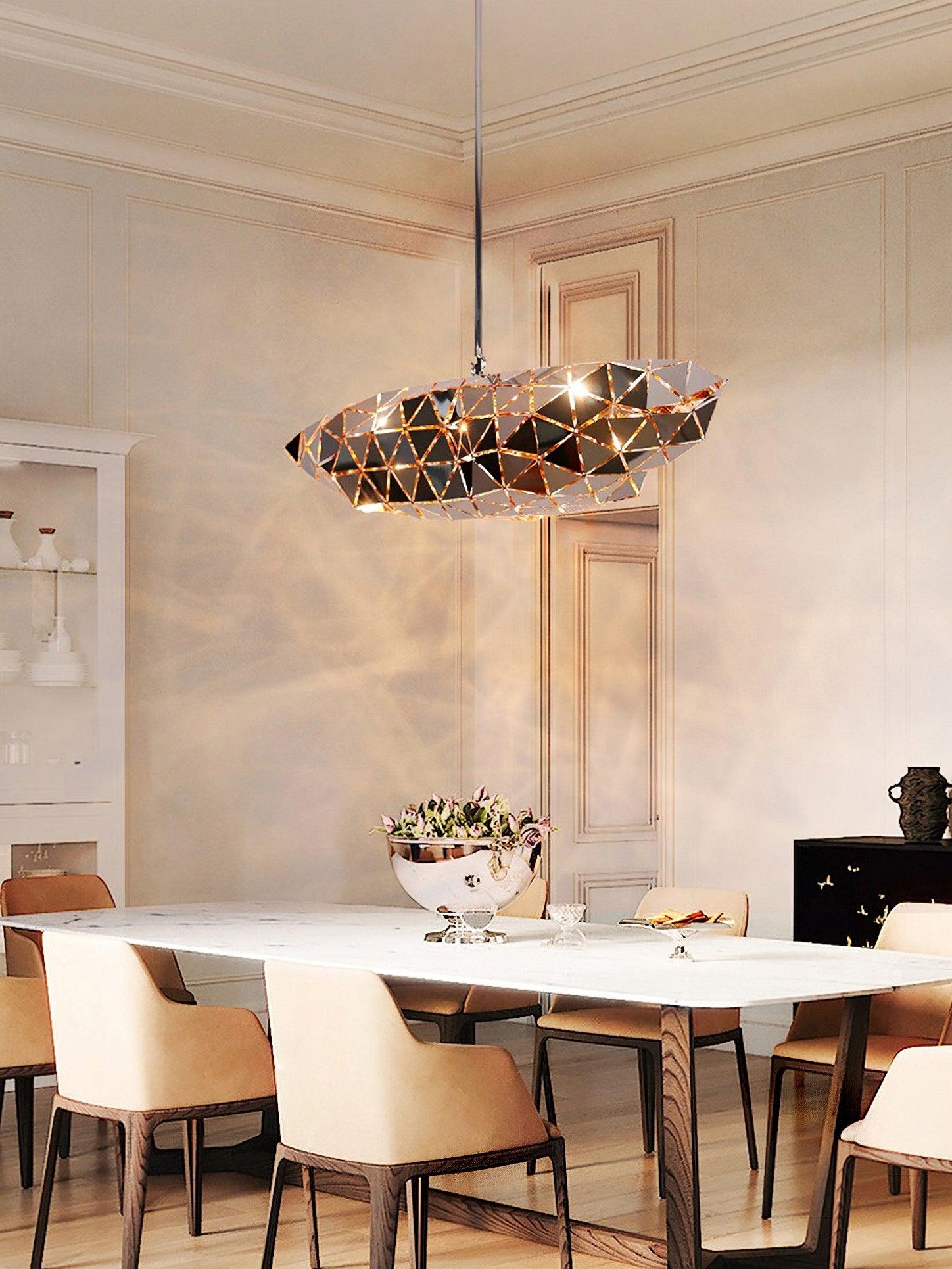 Geometric Panel Pendant Lamp - Blowlighting