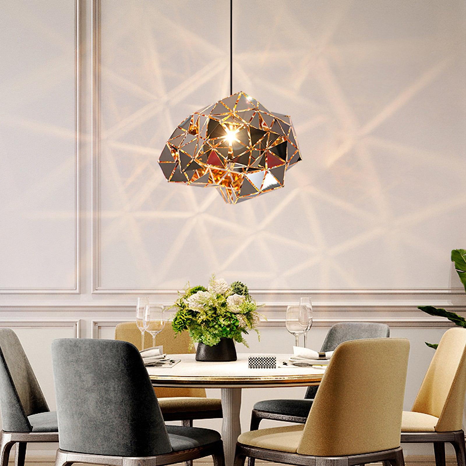 Geometric Panel Pendant Lamp - Blowlighting