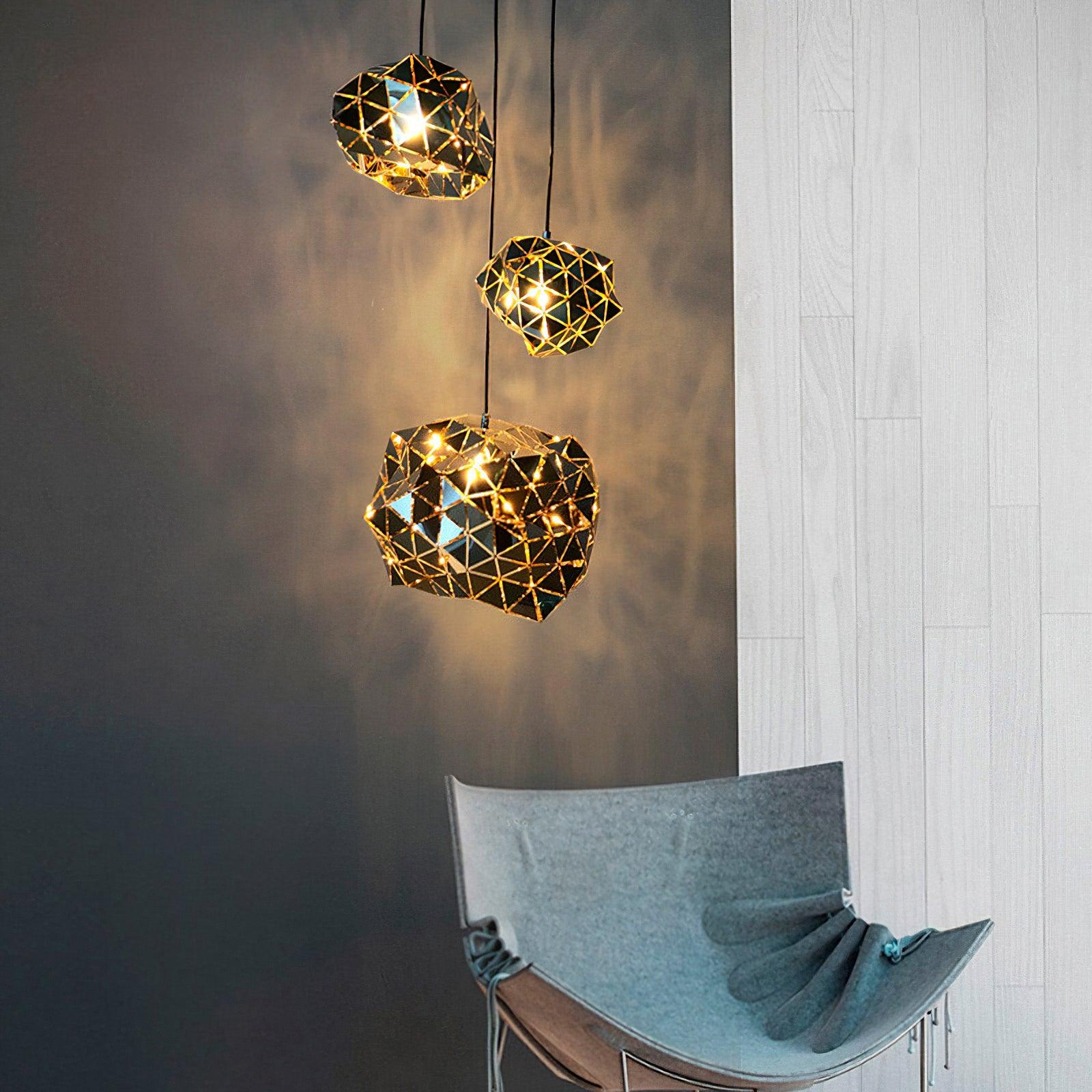 Geometric Panel Pendant Lamp - Blowlighting