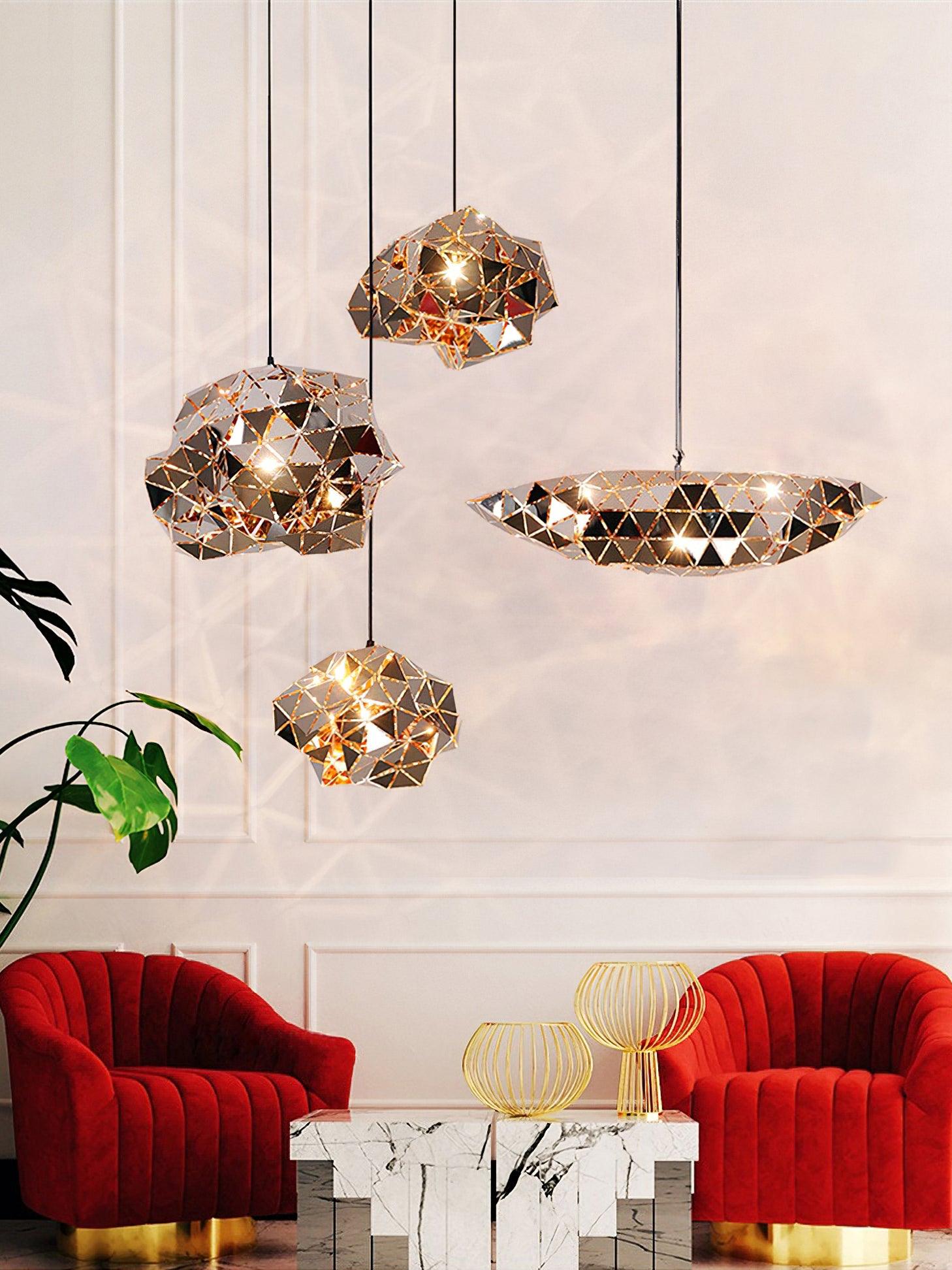 Geometric Panel Pendant Lamp - Blowlighting