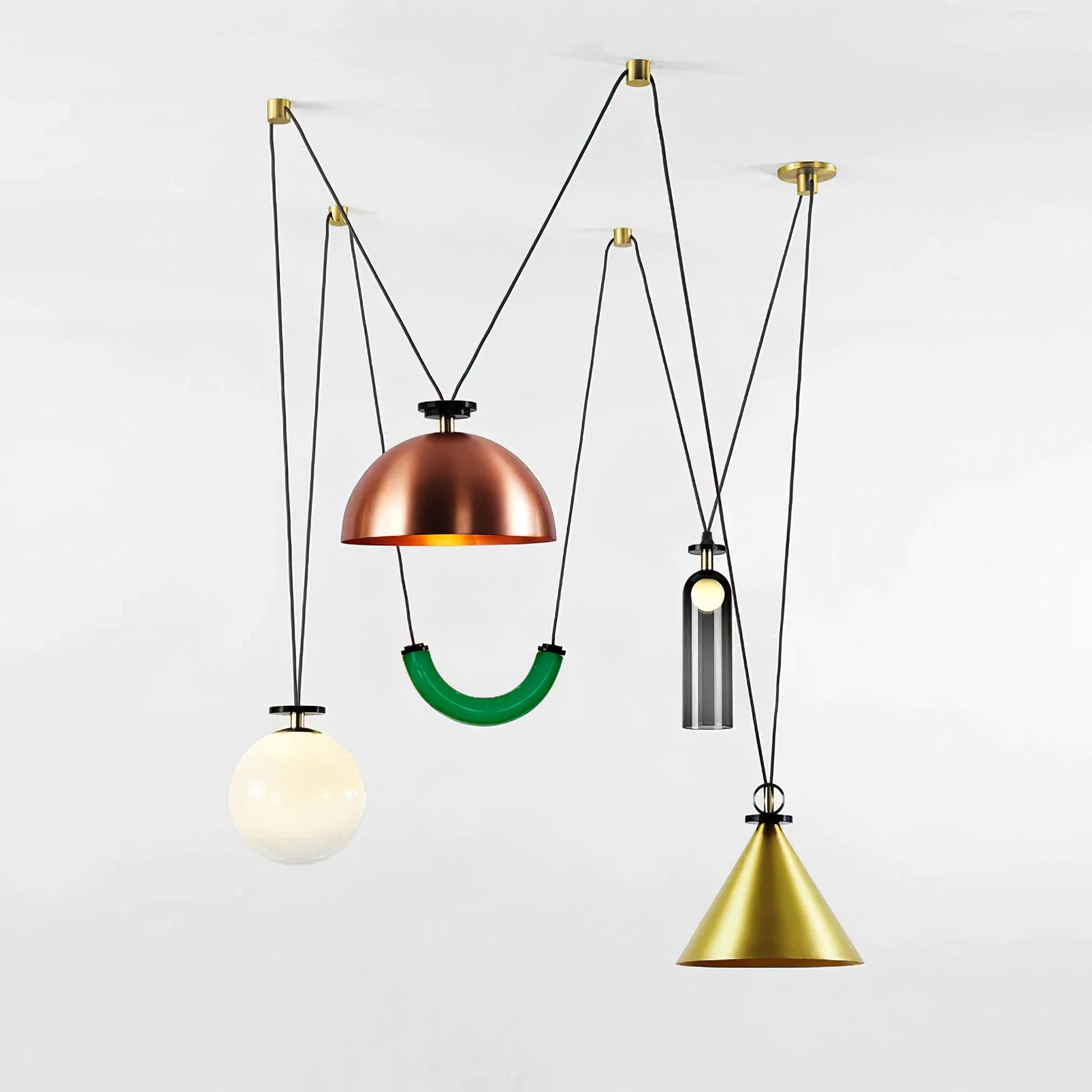 Geometric Shape Art Modern Chandelier - Blowlighting