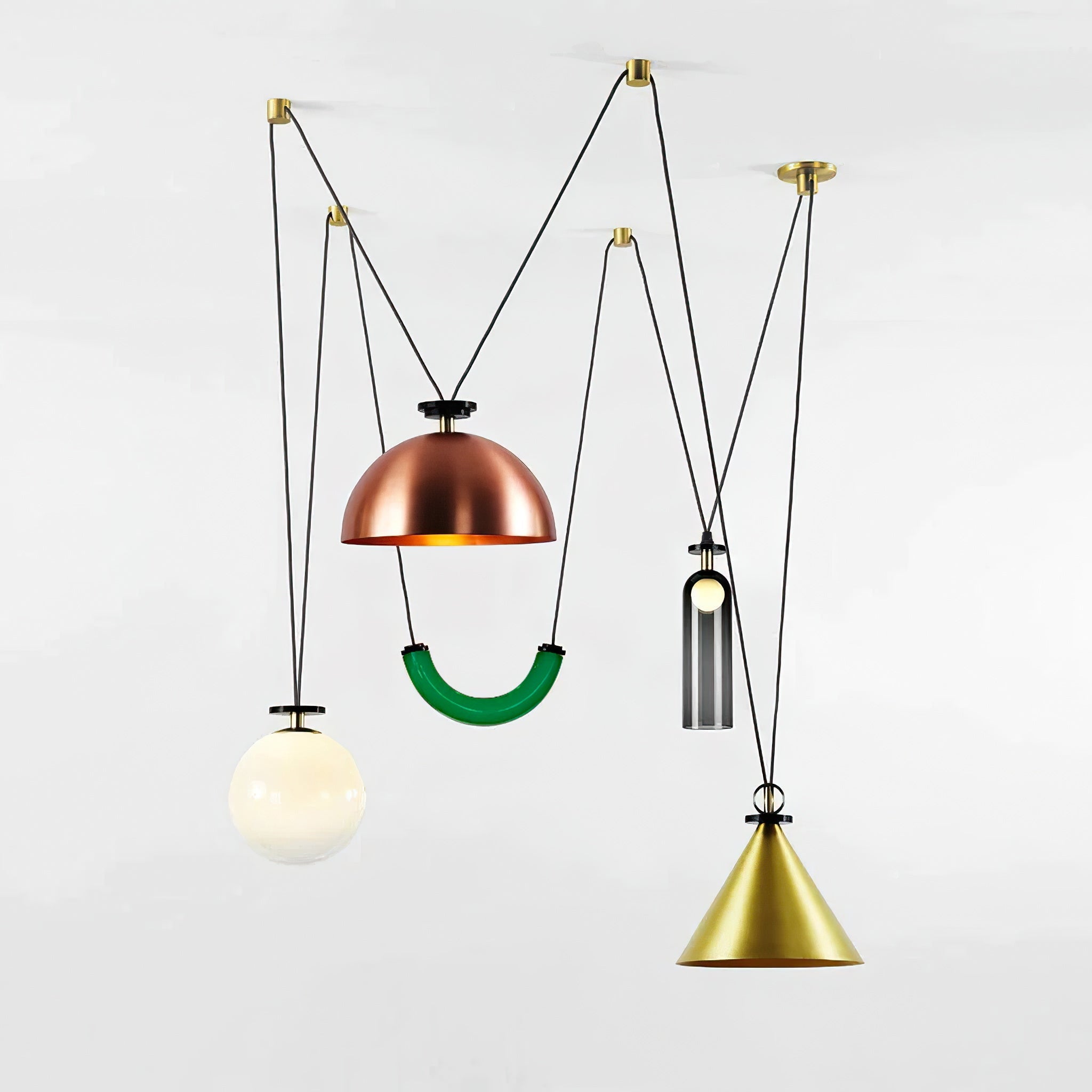 Geometric Shape Art Modern Chandelier - Blowlighting