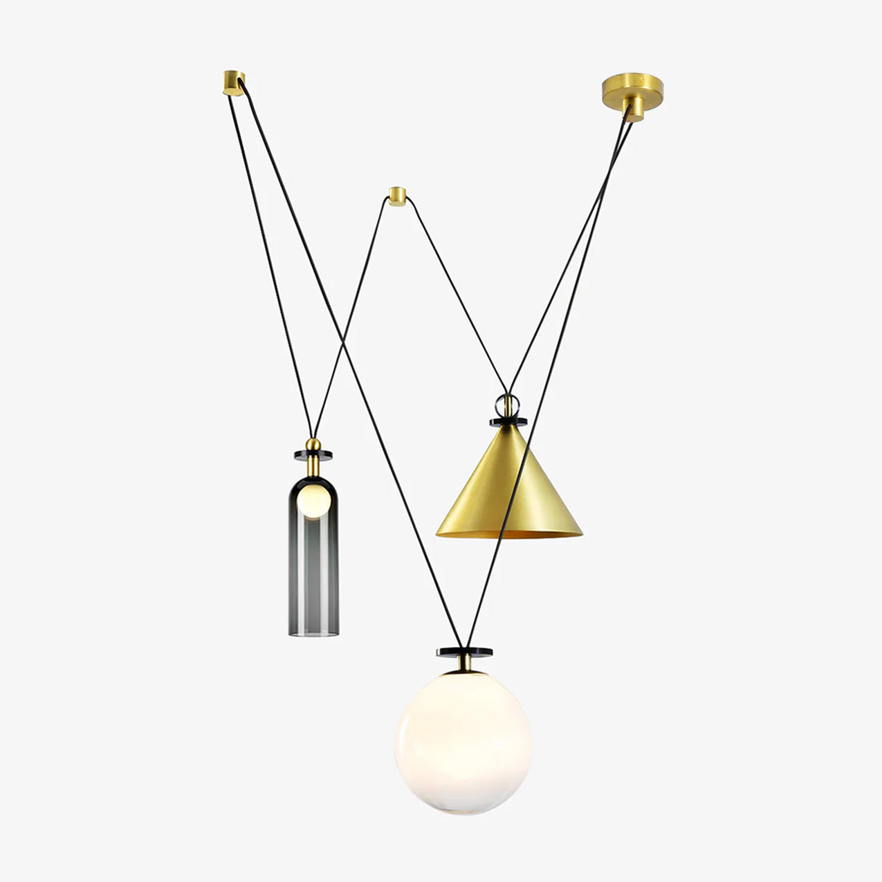 Geometric Shape Art Modern Chandelier - Blowlighting