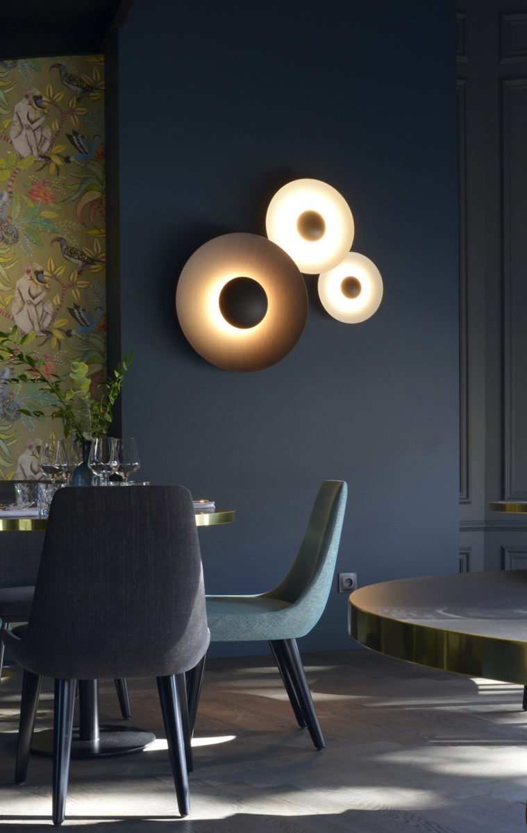 Ginger Modern Minimalist Round Metal Wall Lamp - Blowlighting