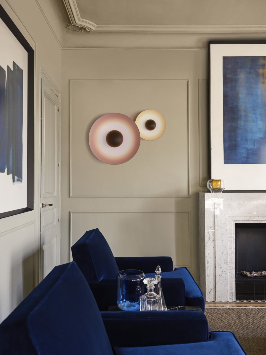 Ginger Modern Minimalist Round Metal Wall Lamp - Blowlighting