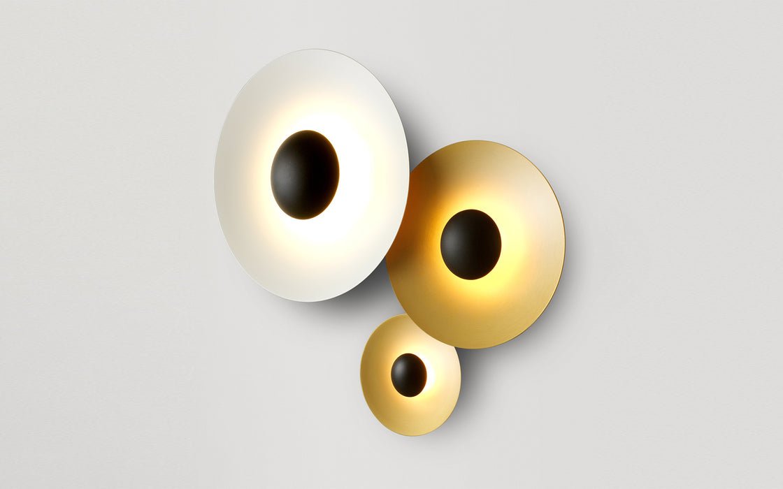 Ginger Modern Minimalist Round Metal Wall Lamp - Blowlighting