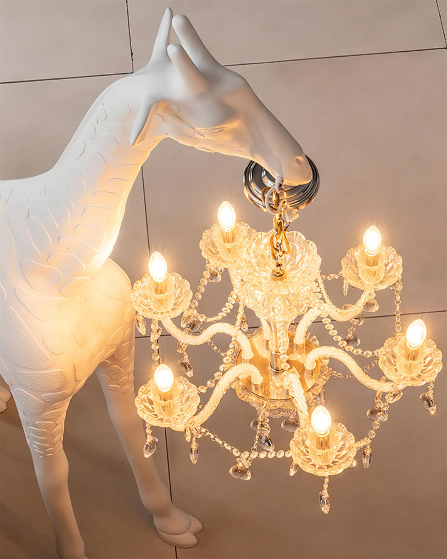 Giraffe Sculpture Floor Lamp - Blowlighting
