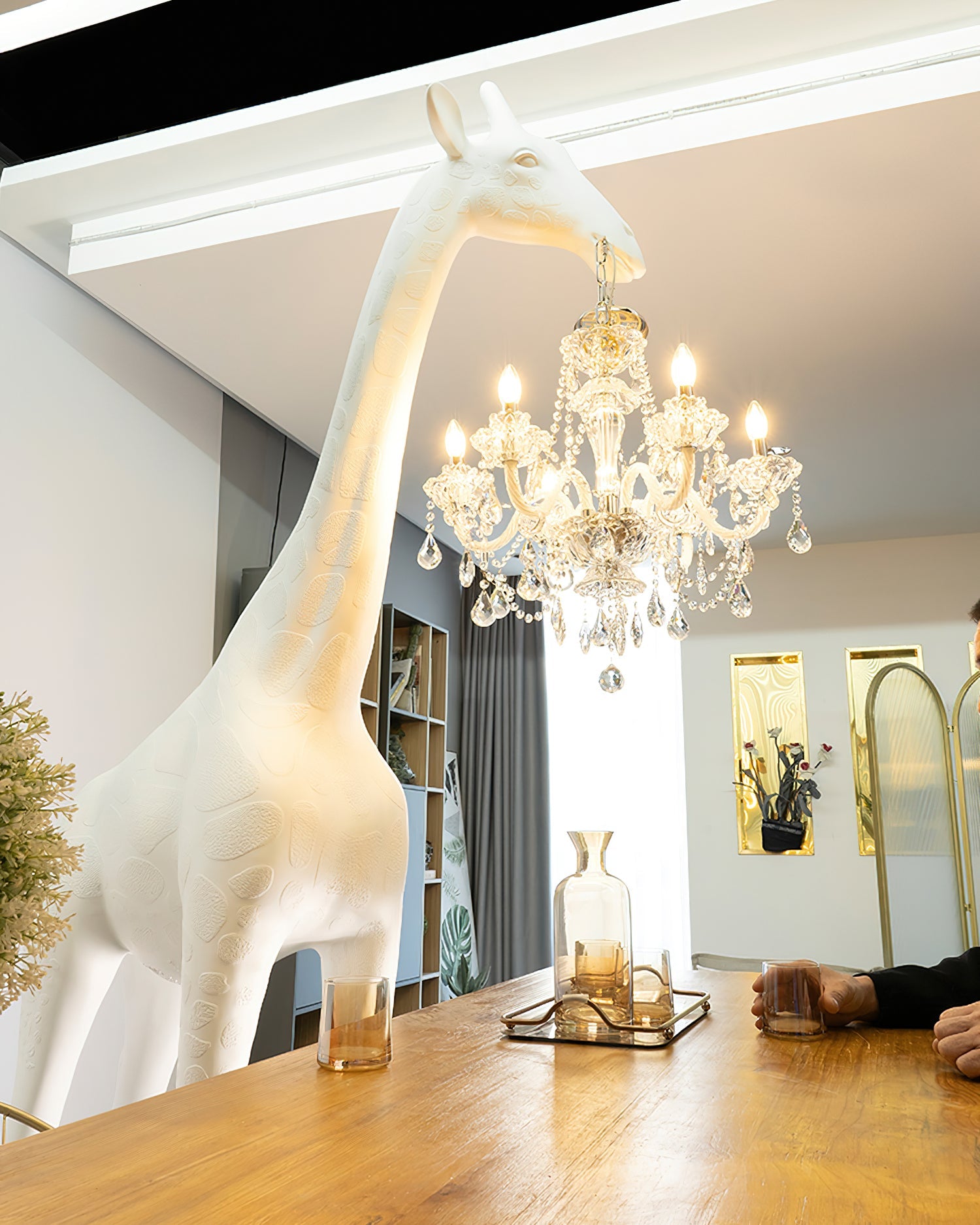 Giraffe Sculpture Floor Lamp - Blowlighting