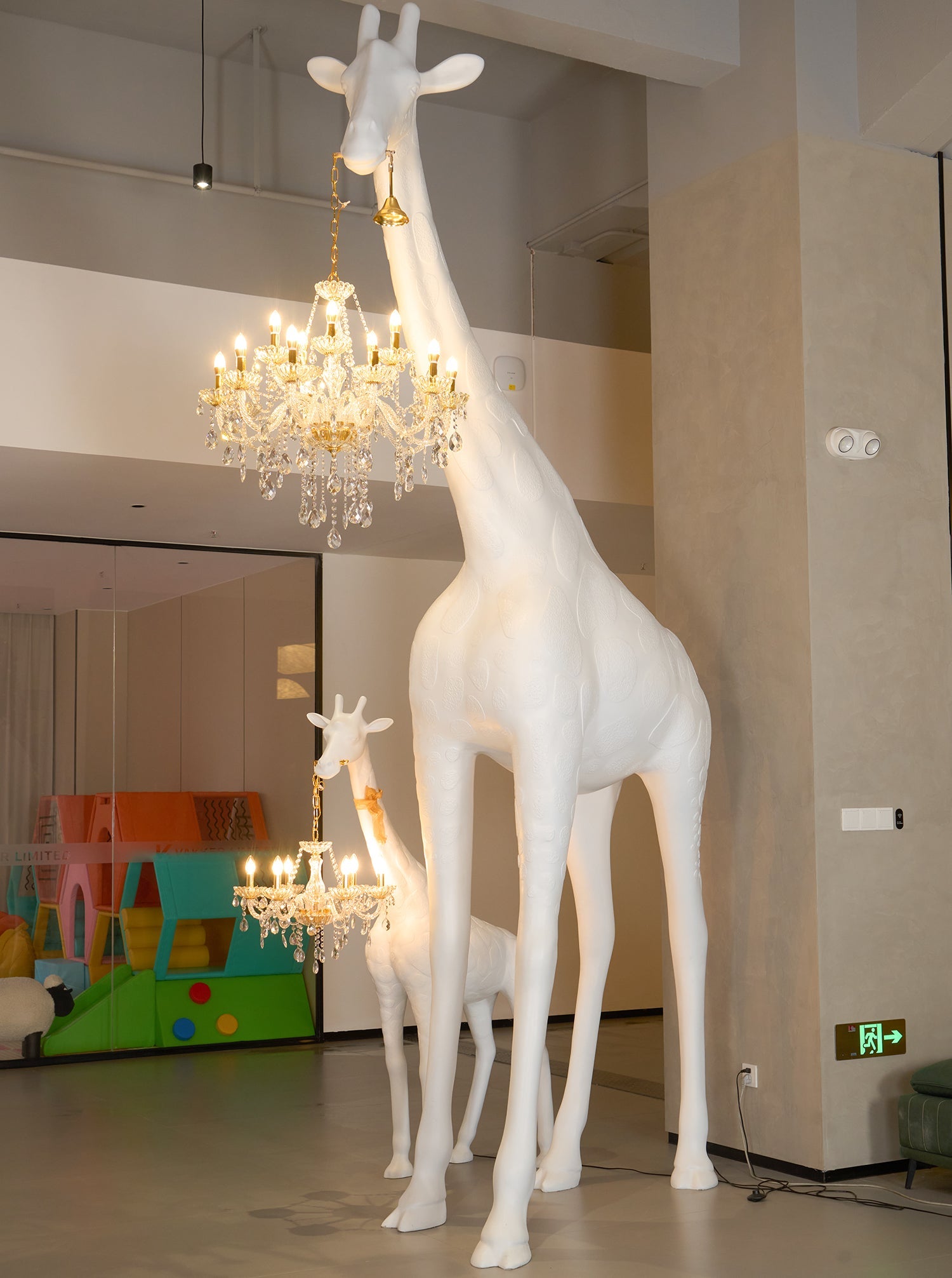 Giraffe Sculpture Floor Lamp - Blowlighting