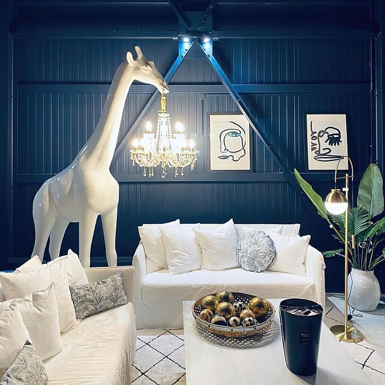 Giraffe Sculpture Floor Lamp - Blowlighting