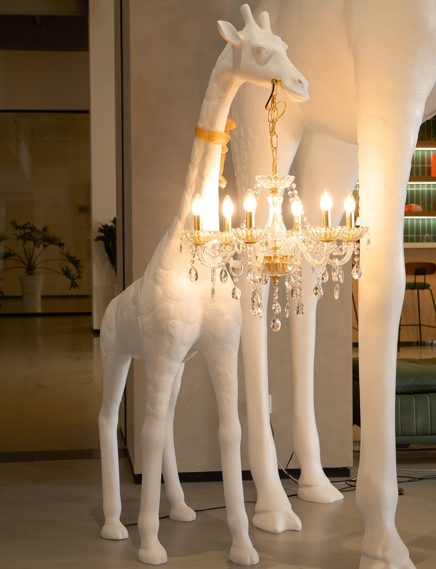 Giraffe Sculpture Floor Lamp - Blowlighting