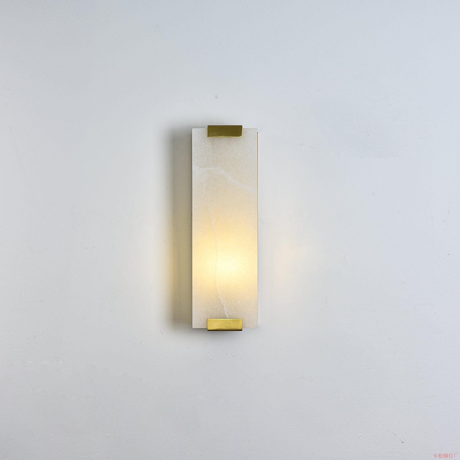 Arrina Rectangular Alabaster Wall Light - Blowlighting