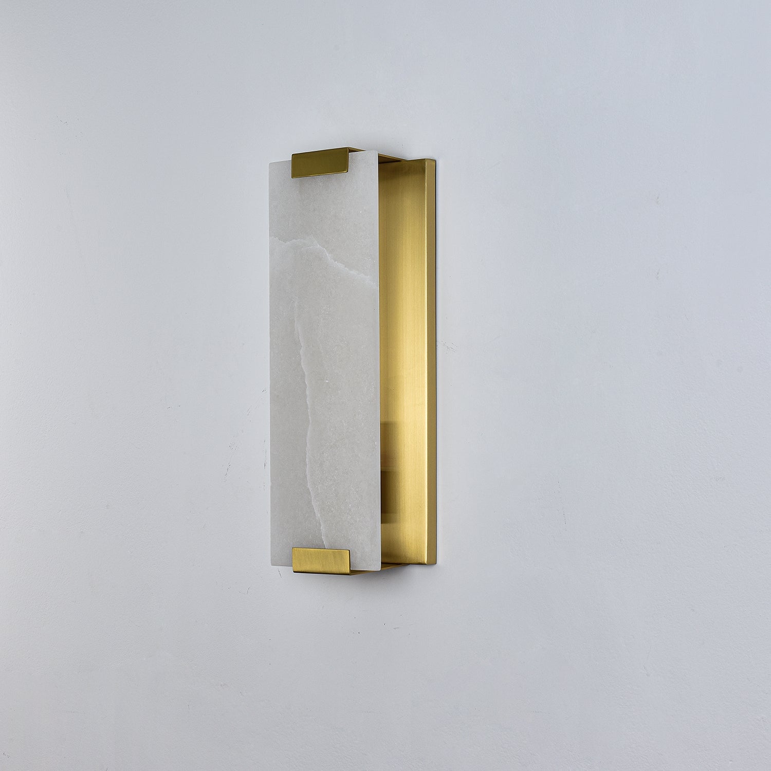 Arrina Rectangular Alabaster Wall Light - Blowlighting