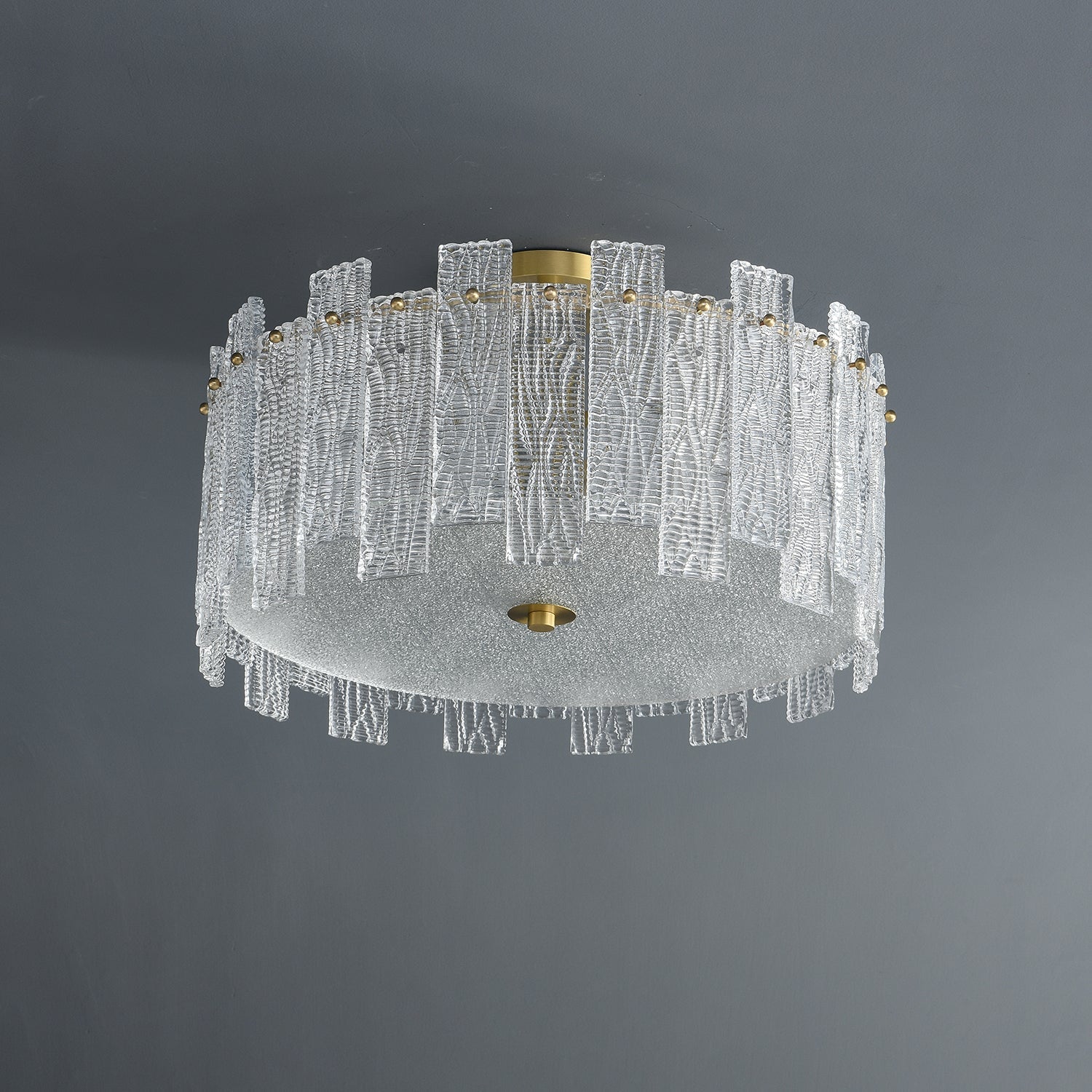 Glacier Cascade Ceiling Light - Blowlighting