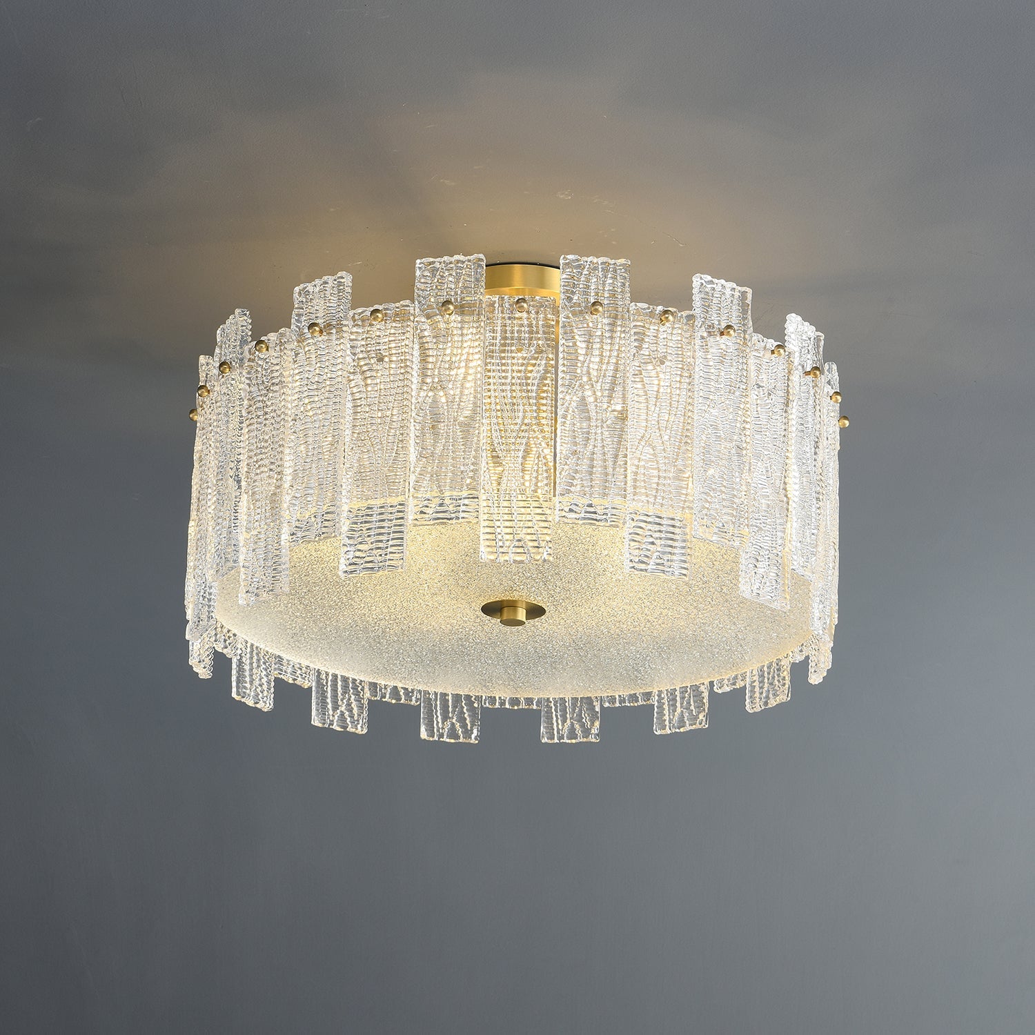 Glacier Cascade Ceiling Light - Blowlighting