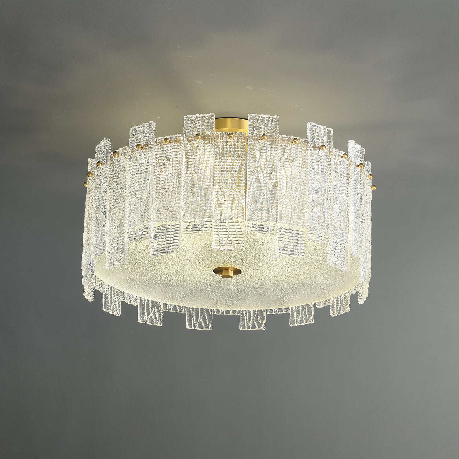 Glacier Cascade Ceiling Light - Blowlighting
