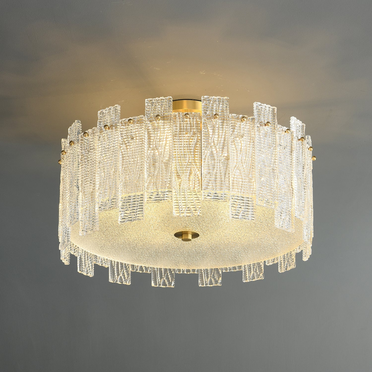 Glacier Cascade Ceiling Light - Blowlighting