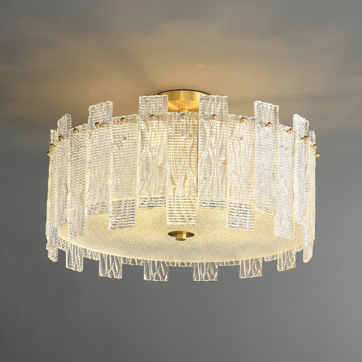 Glacier Cascade Ceiling Light - Blowlighting