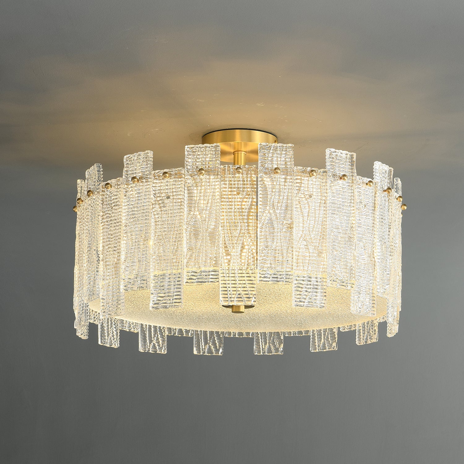 Glacier Cascade Ceiling Light - Blowlighting