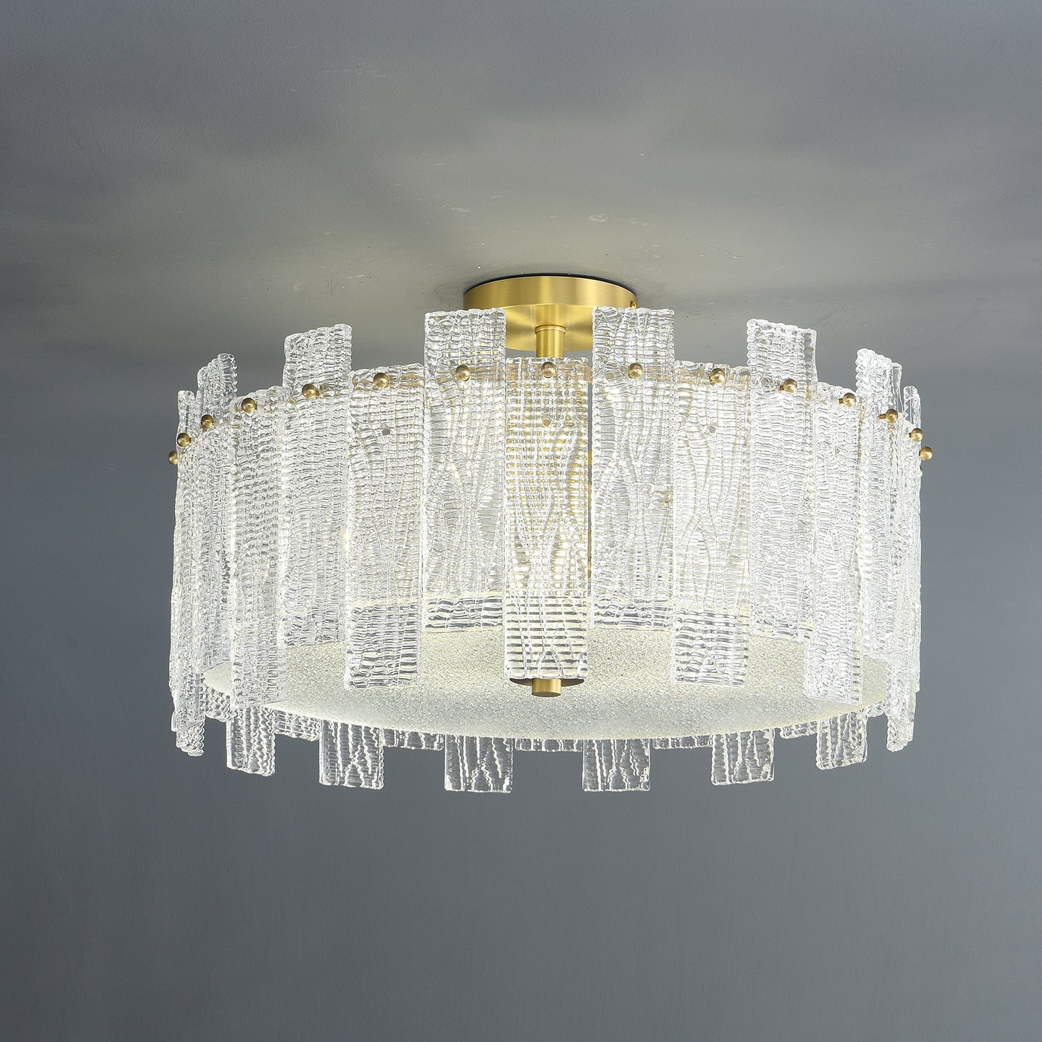 Glacier Cascade Ceiling Light - Blowlighting