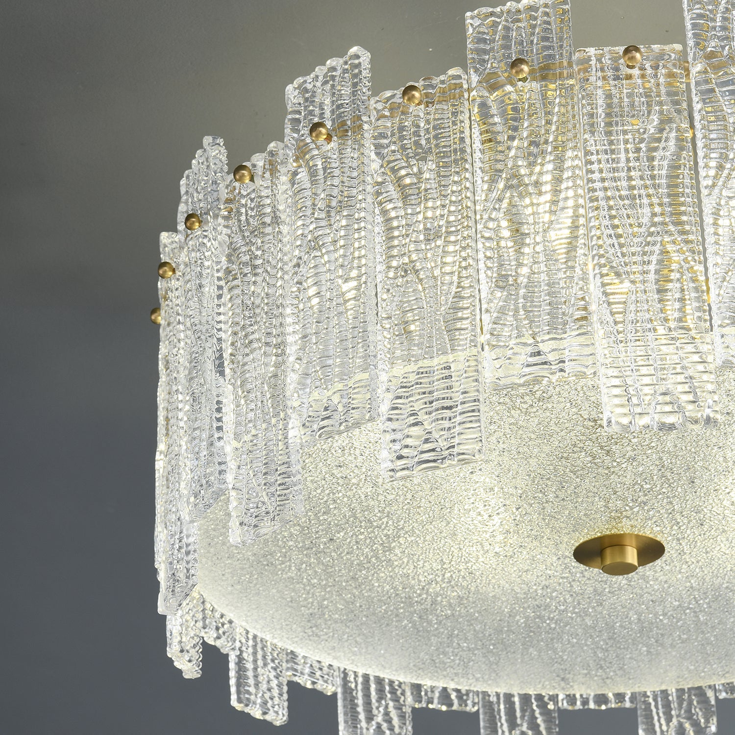 Glacier Cascade Ceiling Light - Blowlighting