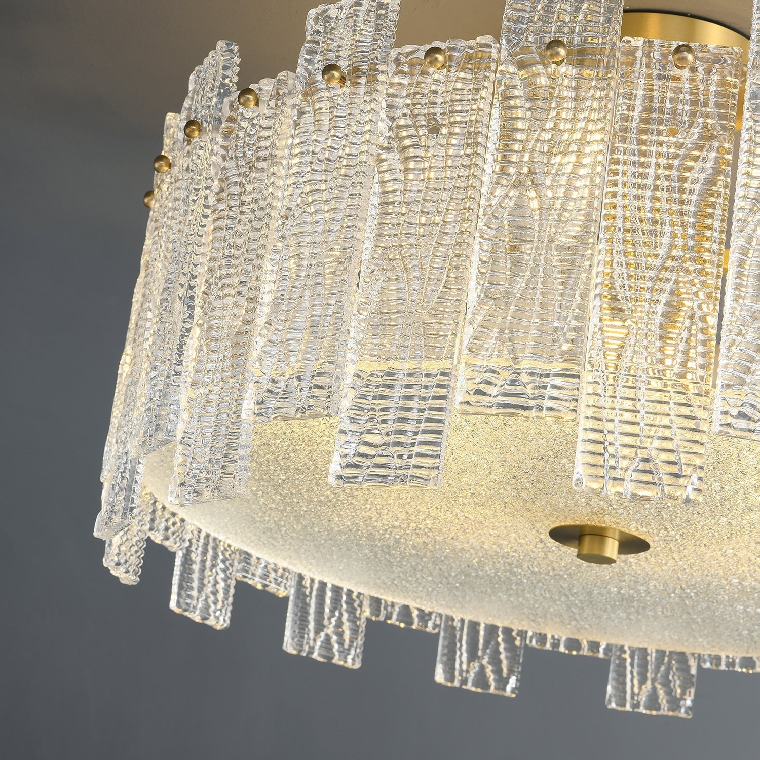 Glacier Cascade Ceiling Light - Blowlighting