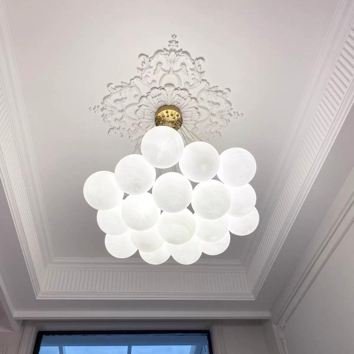 Glass Cluster Chandelier - Blowlighting