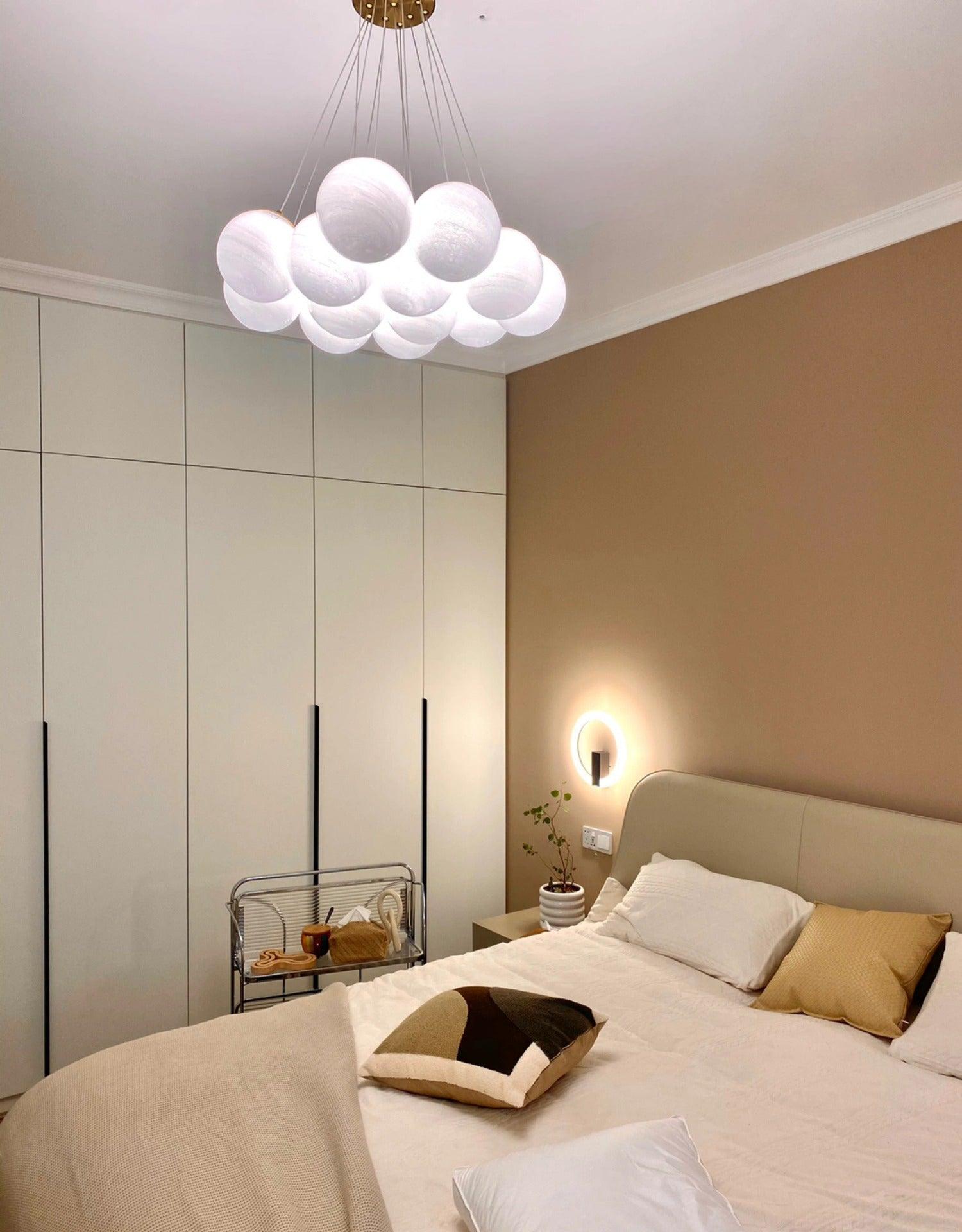 Glass Cluster Chandelier - Blowlighting