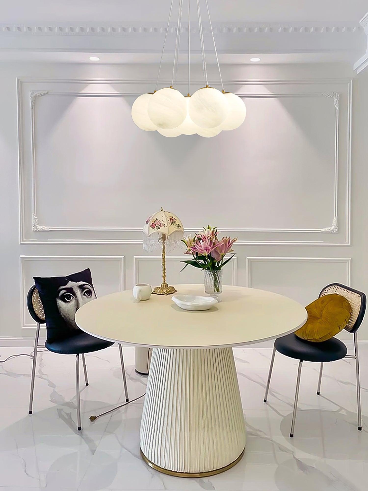 Glass Cluster Chandelier - Blowlighting