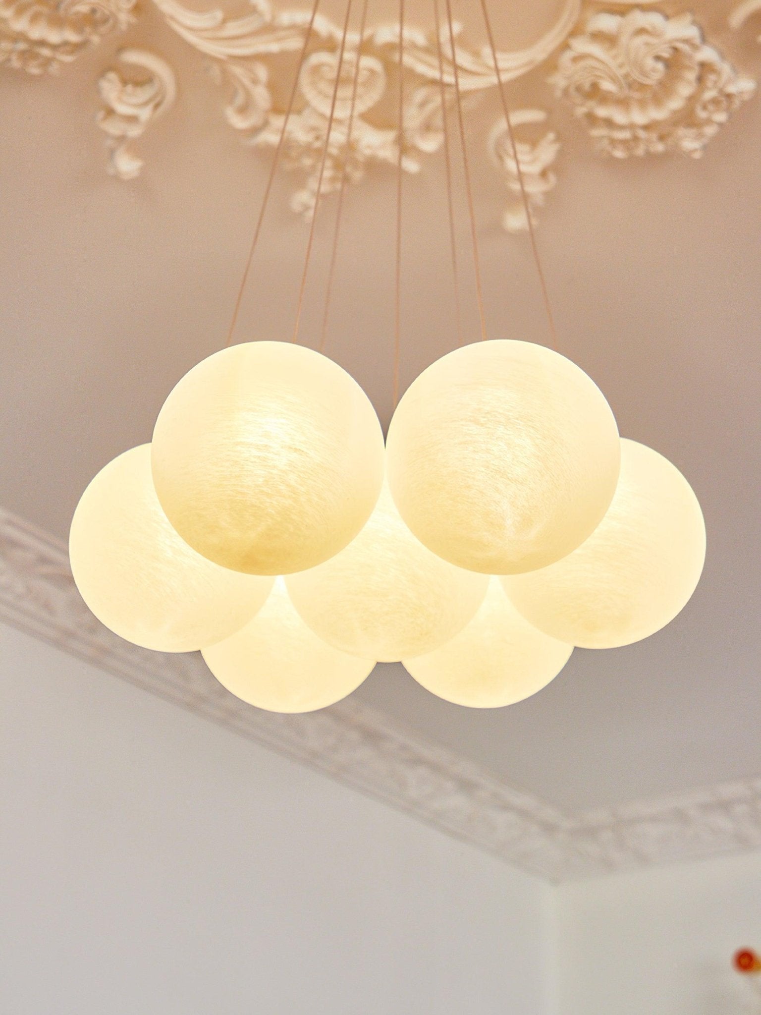 Glass Cluster Chandelier - Blowlighting