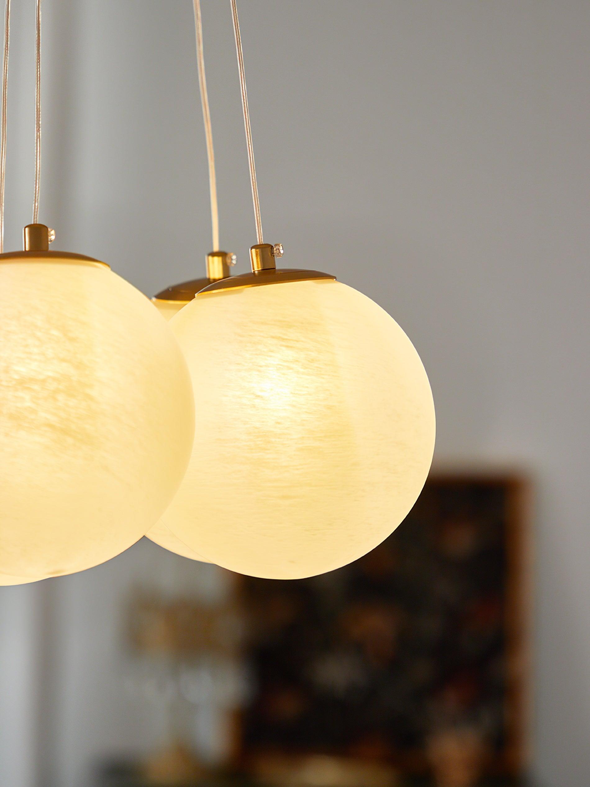 Glass Cluster Chandelier - Blowlighting