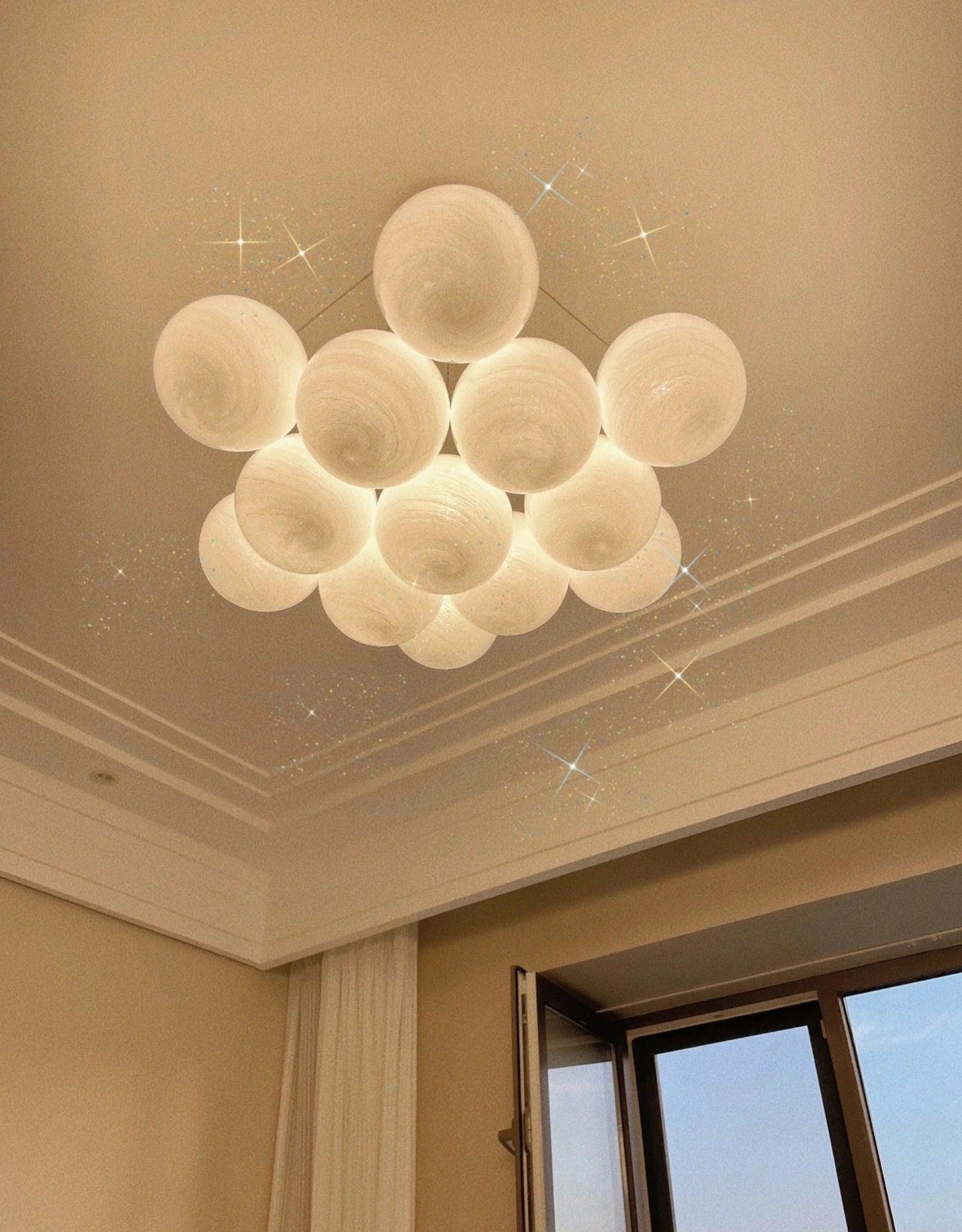 Glass Cluster Chandelier - Blowlighting