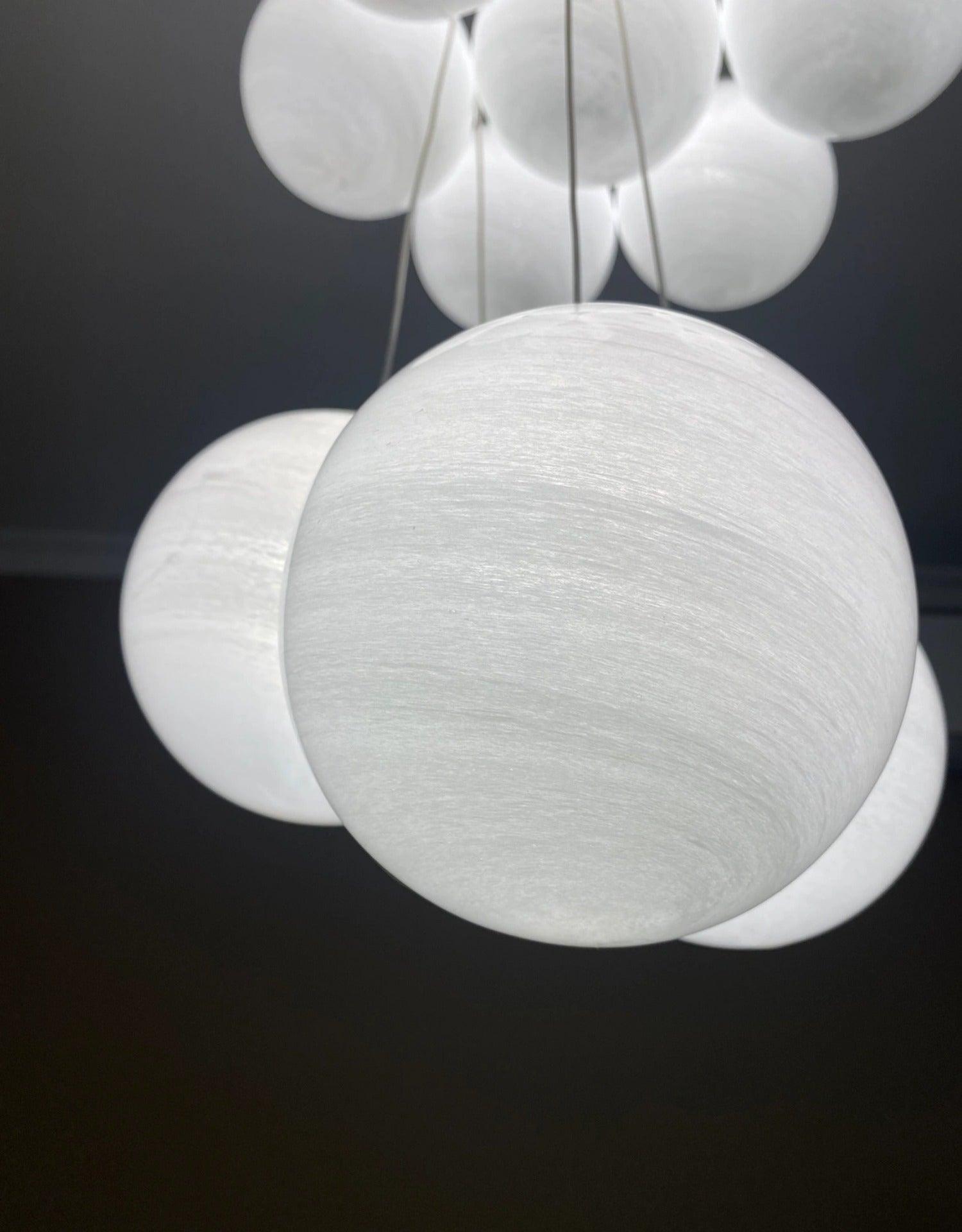 Glass Cluster Chandelier - Blowlighting