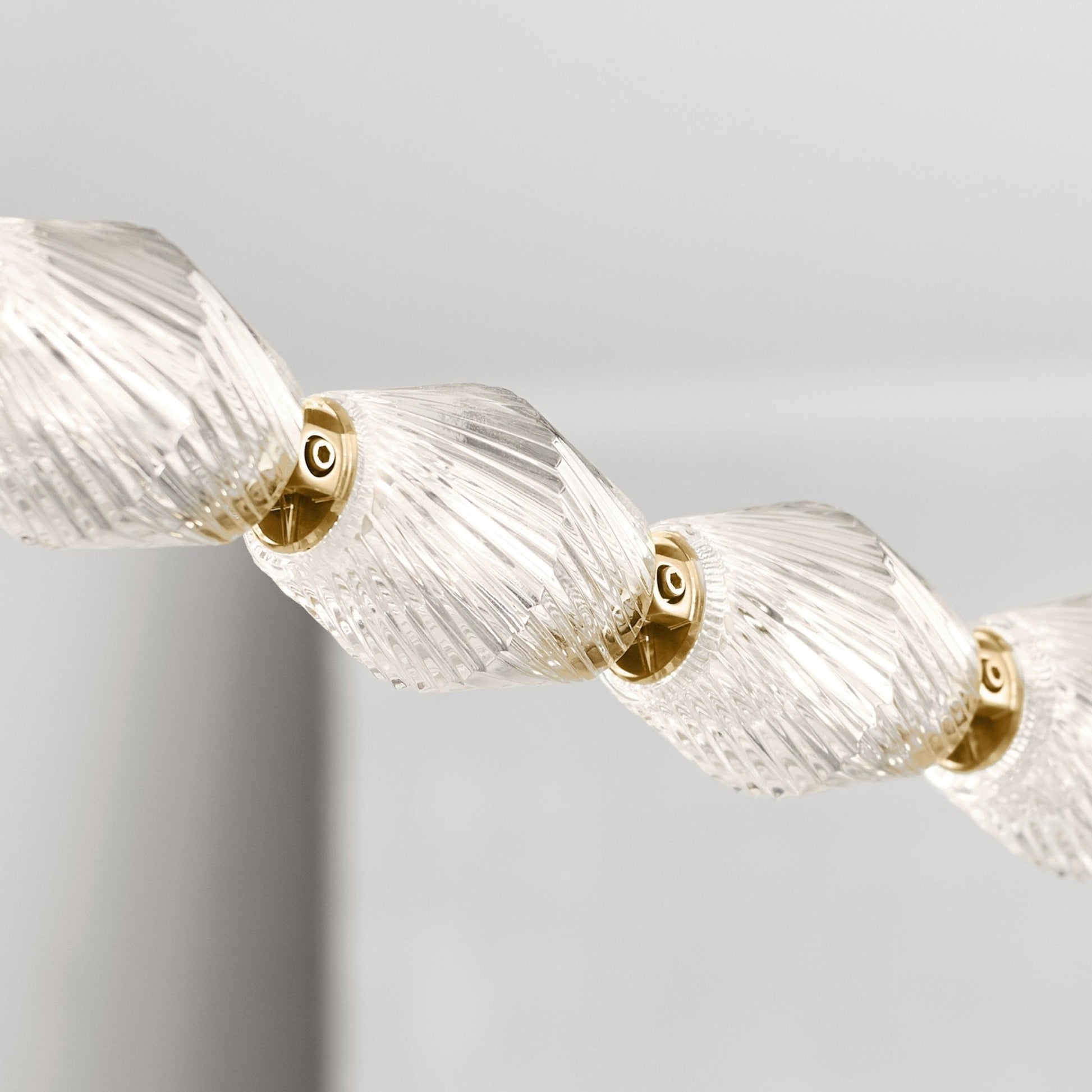 Pearlene Beaded Metal Chandelier - Blowlighting