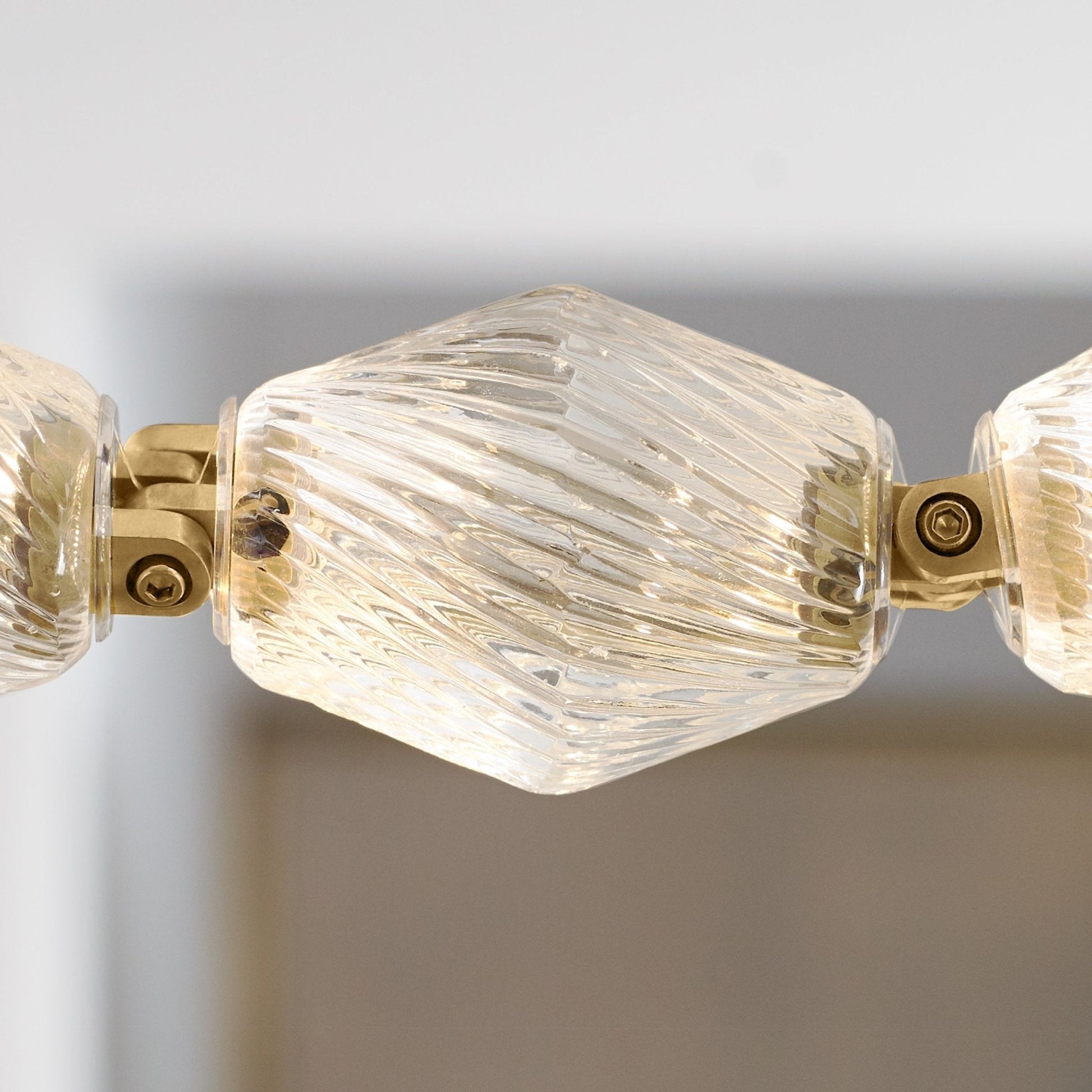 Pearlene Beaded Metal Chandelier - Blowlighting