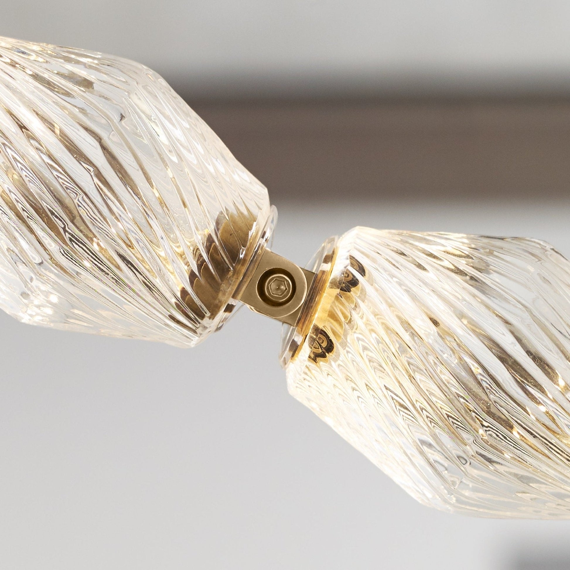 Pearlene Beaded Metal Chandelier - Blowlighting