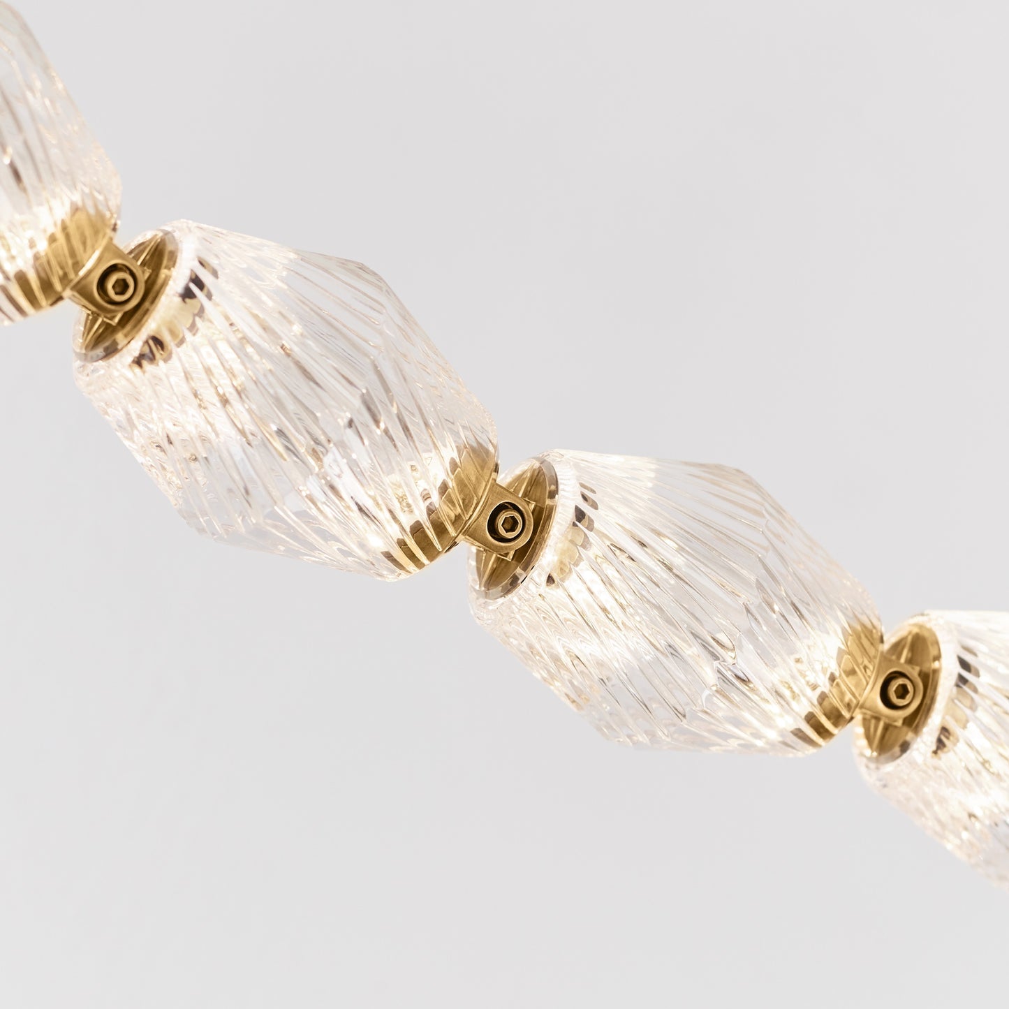 Pearlene Beaded Metal Chandelier - Blowlighting