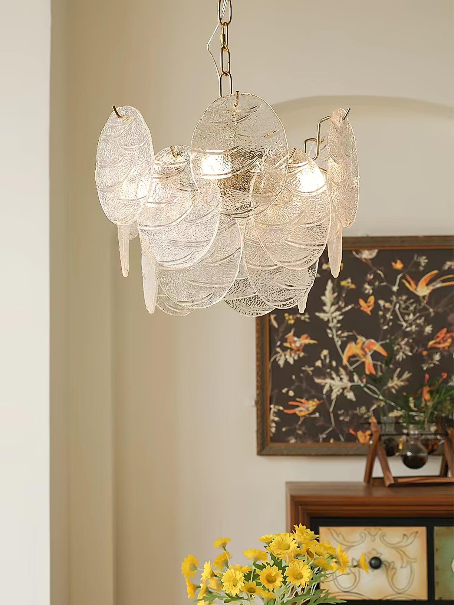 Glass Disc Chandelier - Blowlighting