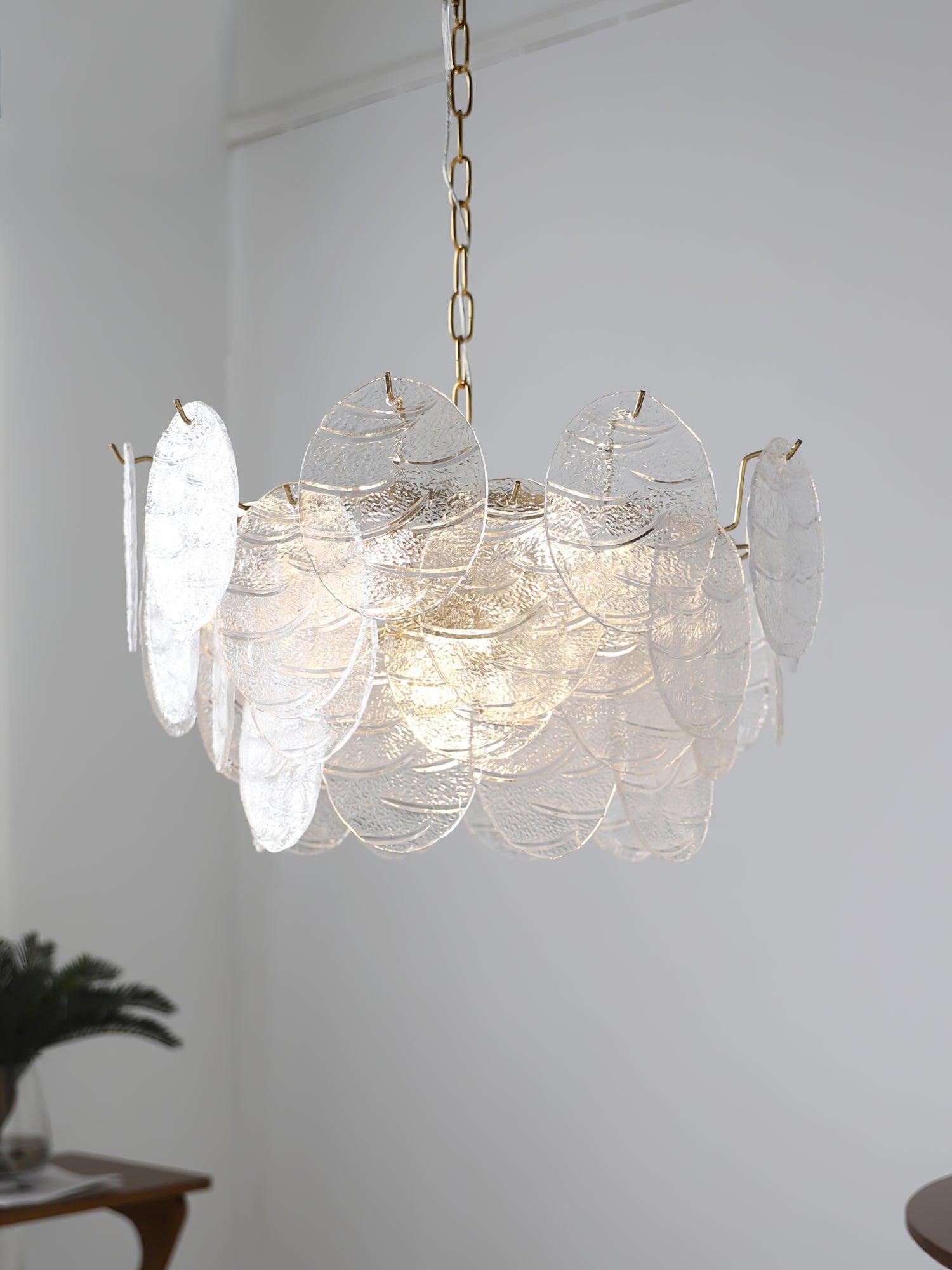 Glass Disc Chandelier - Blowlighting