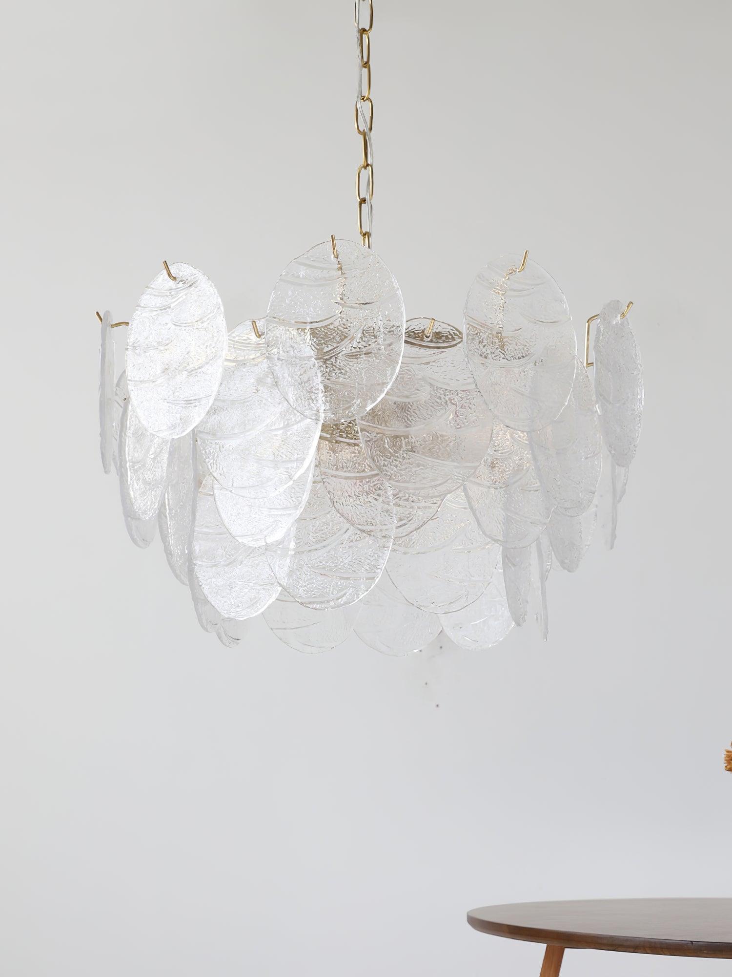 Glass Disc Chandelier - Blowlighting