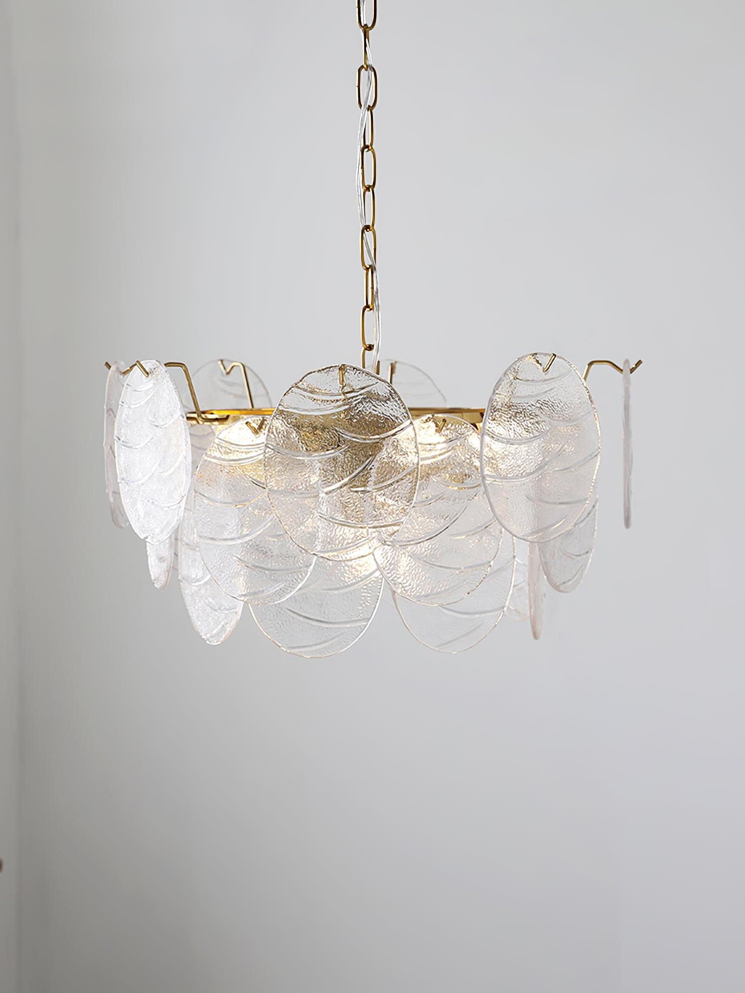 Glass Disc Chandelier - Blowlighting