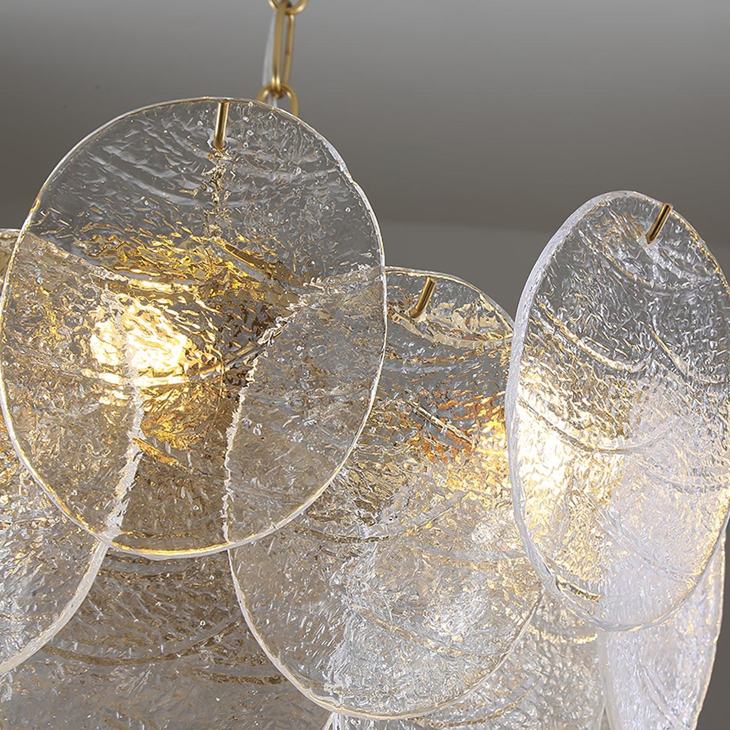 Glass Disc Chandelier - Blowlighting
