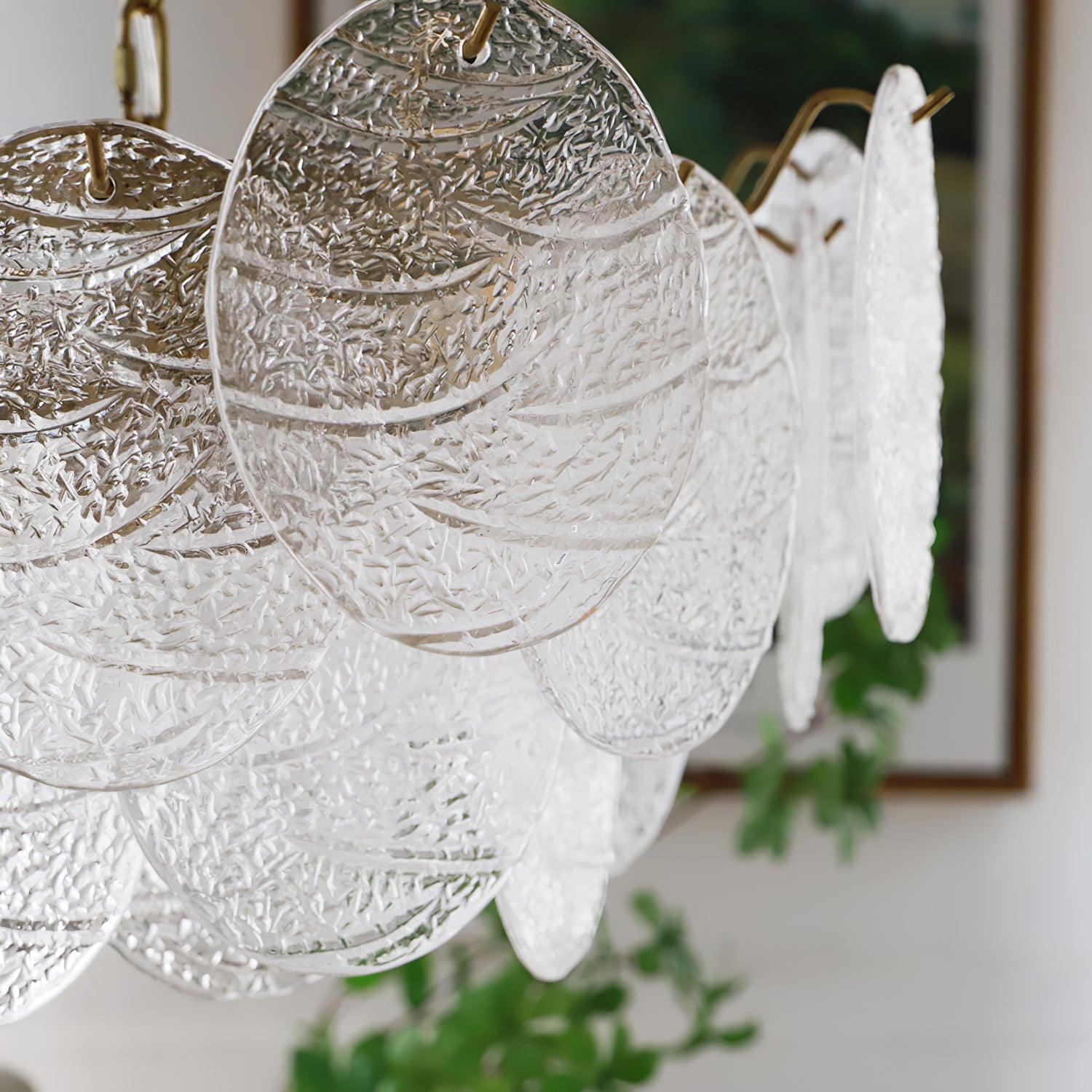 Glass Disc Chandelier - Blowlighting