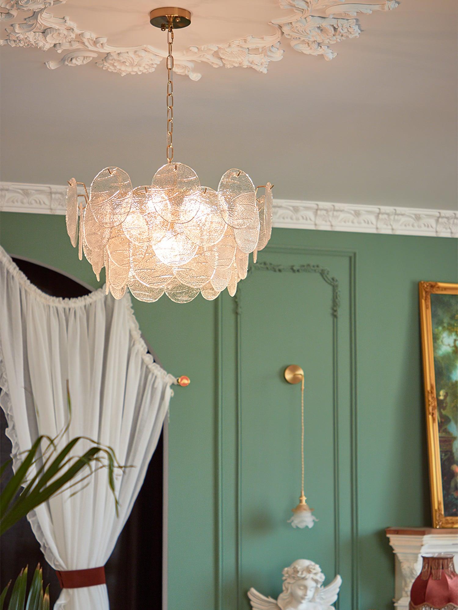 Glass Disc Chandelier - Blowlighting