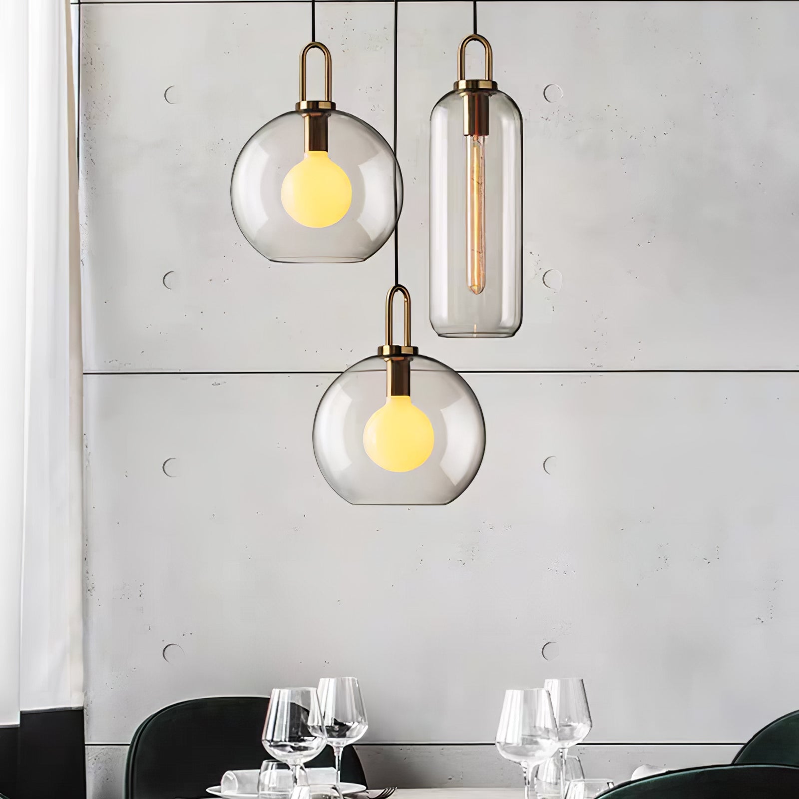 Pendulum Glass Pendant Lamp - Blowlighting